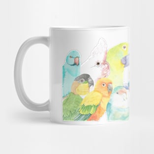 Special 2022 - parrots watercolor portrait Mug